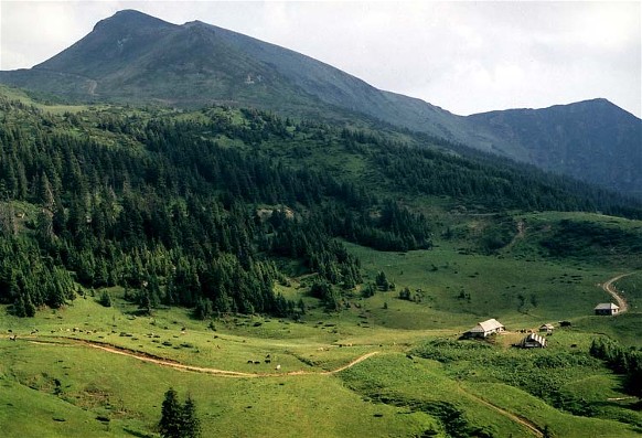 Image - Polonyna Lysycha in the Hutsul Alps (Carpathians).